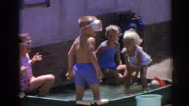 Izmir Turkey (1962): Trailer Park Pool Party For Kids