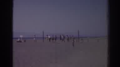 Izmir Turkey (1962): Man Missing A Spike In A Friendly Pick Up Game Of Volleyball