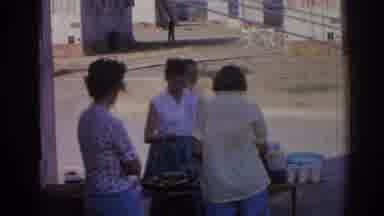 Izmir Turkey (1962): Small Business That Two Women Working Sold A Product To A Kid