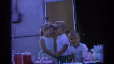 Izmir Turkey (1962): Young Boy And Girl Show Affection At A Picnic - Grainy