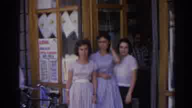 Izmir Turkey (1962): Three Women Standing In Front Of A Shop Smiling Plus A Shot