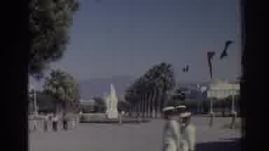 Izmir Turkey (1962): Big Square With Sailors Walking On Foreground