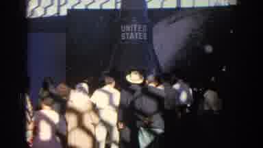 Izmir Turkey (1962): People Are Gathering To See The Science Projects About Space