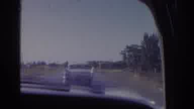 Izmir Turkey (1962): View From A Windshield Of A Car Driving Behind Another Car