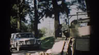 Izmir Turkey (1962): Two Horse Wagons Passing By Car And Police Officers