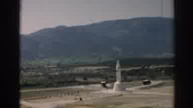 Izmir Turkey (1962): An Aerial Footage Of Highlands And Mountains With Sandy Low