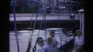 Izmir Turkey (1962): View Of White Building From Tour Boat On A Clear Day