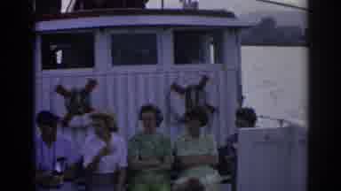 Izmir Turkey (1962): People Enjoy Time With Friends On The Boat On A Fine Day