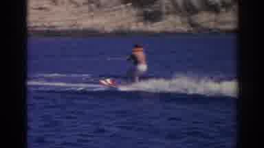 Izmir Turkey (1962): People Doing Water Sports