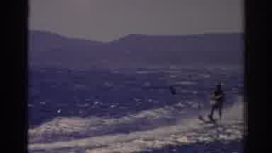 Izmir Turkey (1962): Man Water Skiing On A Lake