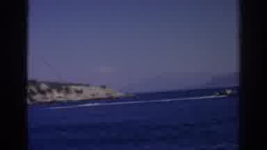 Izmir Turkey (1962): Person Doing Water Sports In A Blue Sea Like The Sky