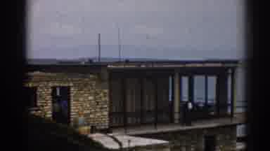 Izmir Turkey (1962): Overview Of A Modern Home With Brick Facade By The Seaside