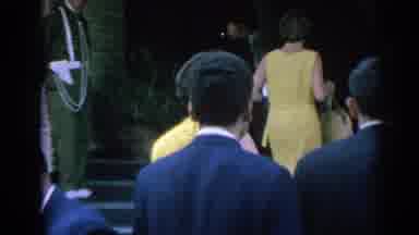 Izmir Turkey (1962): Coffee With Celebrities Escorted By Security Guards