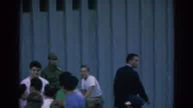 Izmir Turkey (1962): A Famous Person Heading Towards A Car Being Admired By