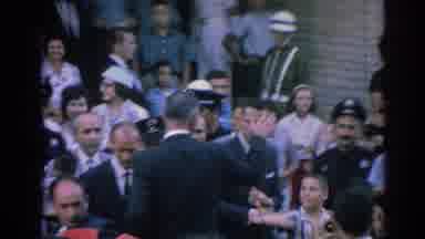 Izmir Turkey (1962): Prominent Politician Struggles Through As He Greets A Large