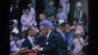 Izmir Turkey (1962): Old Video Of A President Meeting People In A Crowded Place