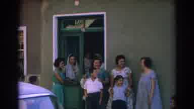Izmir Turkey (1962): A Group Of Women And A Couple Children Conversing And