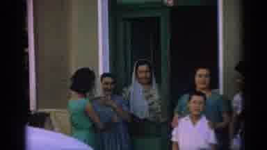 Izmir Turkey (1962): A Group Of Women By A Theater Or Mall Strip Or General Shop