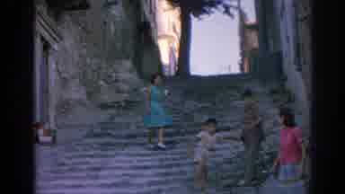Izmir Turkey (1962): Summer Goodbye Leaving Car Old-city Stairs Desert