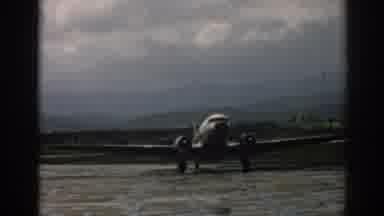 Izmir Turkey (1962): Airplane Moving On Aerodrome