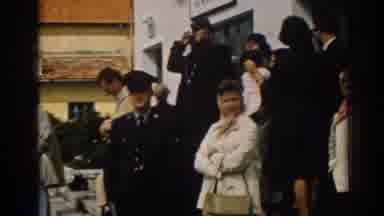 Izmir Turkey (1962): Historical Airplane Where Soldiers And People Surround It And