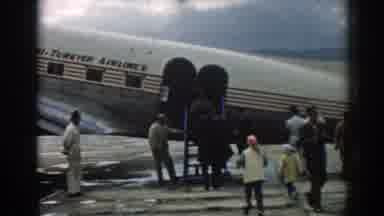 Izmir Turkey (1962): Vintage Aircraft With Tail Wheel Loading Passengers And Some