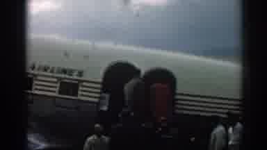Izmir Turkey (1962): Airplane Is About To Take Off And Have People In The Plane