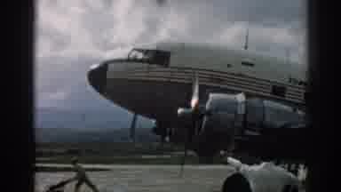 Izmir Turkey (1962): A Giant Plane Being Service Checked Before Taking Flight