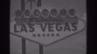 Las Vegas (1962): Road Signs And Neon Signs For Las Vegas Nevada During Daylight