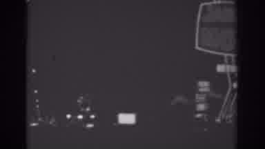 Las Vegas (1962): Black And White Images Of Driving At Night With Signs For Motels
