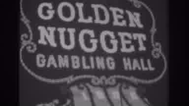 Las Vegas (1962): A Old Commercial Sign For Gambling Hall Being Called Golden