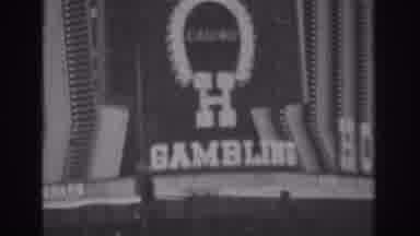 Las Vegas (1962): Black And White TV Ad Showing Gamble Establishments