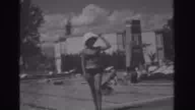 Las Vegas (1962): Young Woman Standing At Poolside