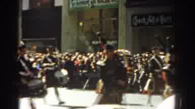New York City (1962): Old Footage Of Scottish Marching Band During A Well Attended