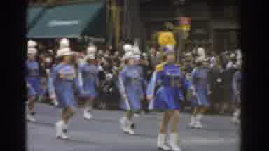New York City (1962): Men And Women In A Parade On The Street And Their Beautiful