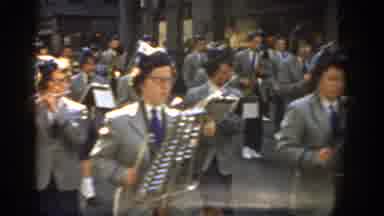 New York City (1962): People In Marching Band Parade On National Holiday With