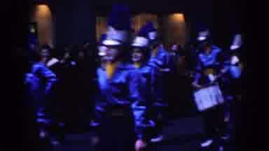New York City (1962): Marching Band Parade High school Uniforms Drums Fast Passed