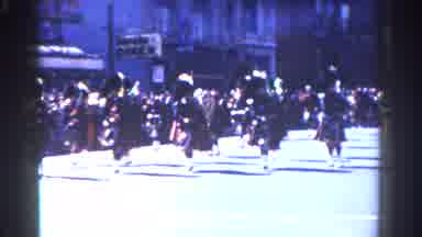 New York City (1962): Marching Band Plays On A Windy Day