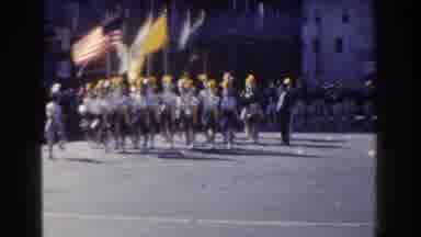 New York City (1962): Marching Bands Excite The Crowds