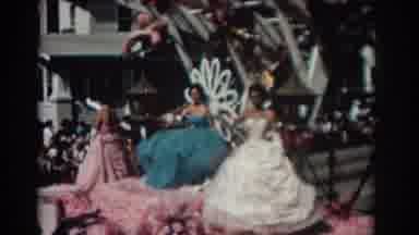 Pasadena California (1962): A Parade With Lots Of People And Some Princesses