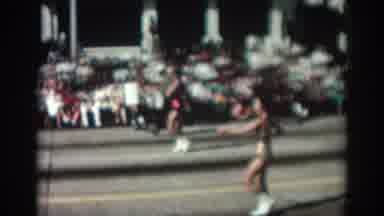 Pasadena California (1962): Population Contemplating A Parade With Allegories