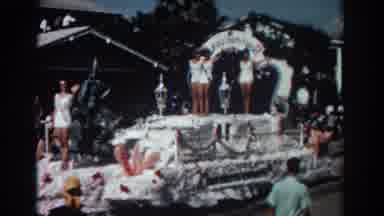 Pasadena California (1962): A Parade Crossing The Town And Saluting The People Who