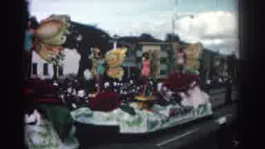 Pasadena California (1962): Old Footage Of A Parade With Women Dressed As