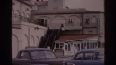 Florida USA (1963): View Of White Building With Closed Windows On A Clear Day