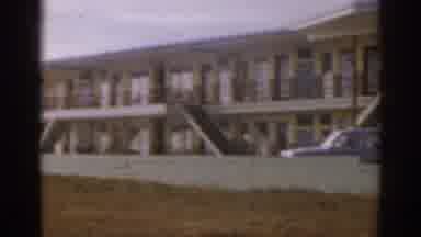 Florida USA (1963): View Of Yellow Beach Front Building On A Clear Sunny Day