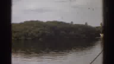 Florida USA (1963): Driving Through A Lake By Boat
