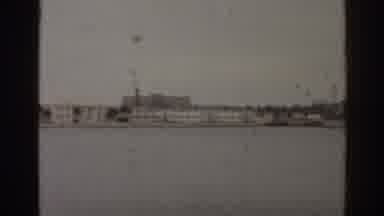 Florida USA (1963): Panorama Of Large Body Of Water With City On Background