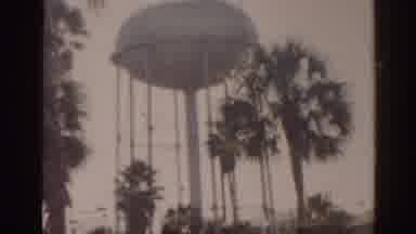 Florida USA (1963): Elderly Lady In City Park Talking To Someone About The City