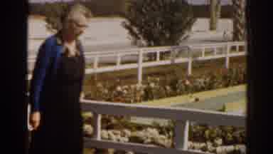 Florida USA (1963): Older Woman Looks At The Newly Renovated Mini-Golf