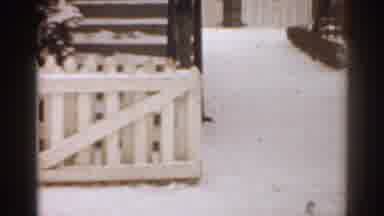 Florida USA (1963): Architectural View Of Snowy Patios Garage And Lawns As Well As